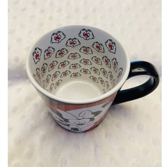 Mickey & Minnie Hearts of Love 18oz Coffee Mug- NEW - Picture 3 of 5
